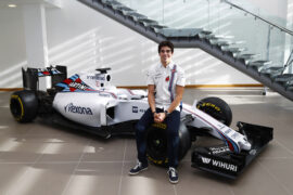 Williams F1 Factory, Grove, Oxfordshire. Lance Stroll.